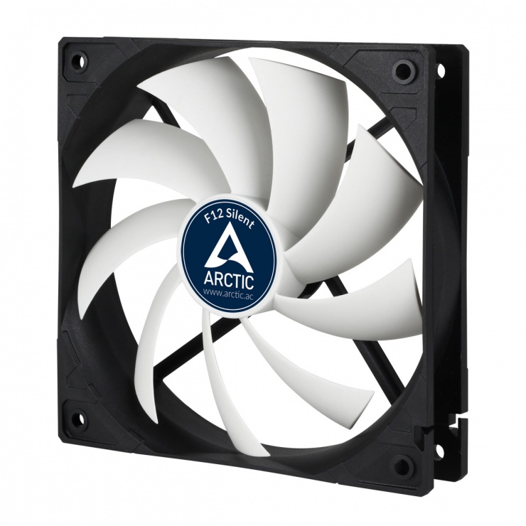 Imagine Ventilator pentru carcasa 120mm low noise FD bearing, Arctic F12 Silent